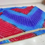 Gota Patti Border Saree